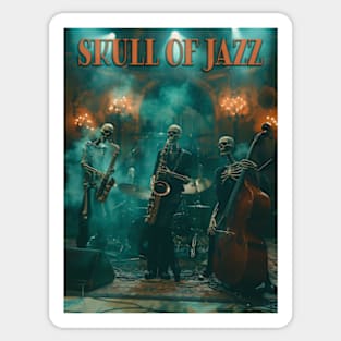 Skull of Jazz Sticker